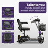 Equipmed FreeLite+ Mid-Sized Foldable Mobility Scooter