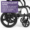 Equipmed Transitline Lite 16" Foldable Wheelchair