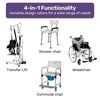 Equipmed 4-in-1 Hydraulic Patient Lift