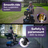 Equipmed FreeRoam+ Mid-Size Mobility Scooter