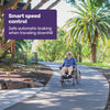 Equipmed PowerCruise DualSmart Foldable Electric Wheelchair