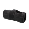 Equipmed Wrist and Hand Brace with Aluminium Splint & Flexible Support, Black