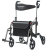 Equipmed SmartRoller 2-in-1 Rollator and Wheelchair