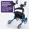 Equipmed ErgoStride Walker with Forearm Rest Supports