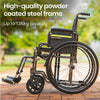Equipmed Comfortline 24" XL Foldable Wheelchair