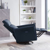 Mosma Cooma Electric Swivel Recliner Chair Midnight Blue