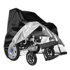 Equipmed Large Waterproof Electric Wheelchair Cover, Black
