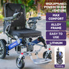 Equipmed PowerCruise Venture Foldable Electric Wheelchair