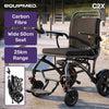 Equipmed C2X Carbon Fibre Electric Wheelchair