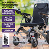 Equipmed PowerCruise Venture Foldable Electric Wheelchair