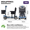 Equipmed SmartPacer+ Ultra-Lightweight Mobility Scooter