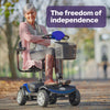 Equipmed FreeRoam Mid-Sized Foldable Mobility Scooter