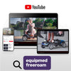 Equipmed FreeRoam Mid-Sized Foldable Mobility Scooter