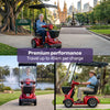 Equipmed ComfortCruise Mobility Scooter with Roof