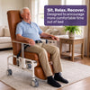 Equipmed Premium Recliner Day Chair with Meal Tray