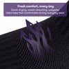 Equipmed Anti-Slip Socks for Everyday Mobility, White, US 9–11