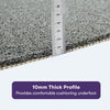 Equipmed Washable PVC Anti-Slip Loofah Bath and Shower Mat
