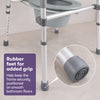 Equipmed Foldable Over Toilet Aid & Toilet Support Frame