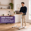 Equipmed Overbed Table with Gas Lift
