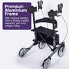Equipmed ErgoStride Walker with Forearm Rest Supports