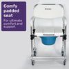 Equipmed Commode Shower Chair