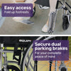 Equipmed SmartRide Foldable Wheelchair