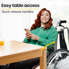 Equipmed Comfortline 24" Extra-wide Foldable Wheelchair