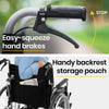 Equipmed Comfortline 24" Extra-wide Foldable Wheelchair