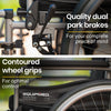 Equipmed Comfortline 24" Extra-wide Foldable Wheelchair