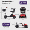 Equipmed FreeRoam+ Mid-Size Mobility Scooter