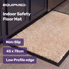 EQUIPMED 45x70cm Non-Slip Indoor Rug Floor Mat Anti-Trip Edging