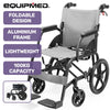 Equipmed Transitline Lite 16" Foldable Wheelchair