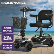 Equipmed FreeLite+ Mid-Sized Foldable Mobility Scooter