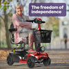 Equipmed FreeLite+ Mid-Sized Foldable Mobility Scooter