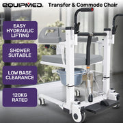 Equipmed 4-in-1 Hydraulic Patient Lift