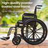 Equipmed Comfortline 24" XL Foldable Wheelchair