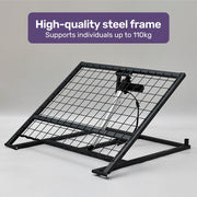 Equipmed Adjustable Bed with Full-Length Back Lift