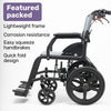 Equipmed Transitline Lite 16" Foldable Wheelchair