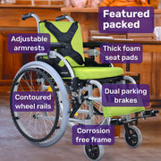 Equipmed Premium Kids Paediatric Wheelchair