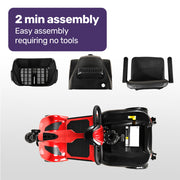 Equipmed FreeLite+ Mid-Sized Foldable Mobility Scooter