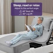 Equipmed Adjustable Bed with Back and Leg Lift