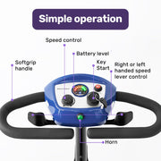 Equipmed FreeRoam+ Mid-Size Mobility Scooter