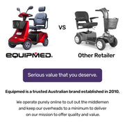 Equipmed LeisureCruise XL Mobility Scooter