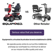 Equipmed ProRider Ultra Large Mobility Scooter