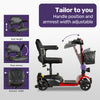 Equipmed FreeLite+ Mid-Sized Foldable Mobility Scooter
