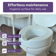 Equipmed 10cm Raised Toilet Seat