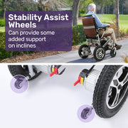 Equipmed Ultra-Light Foldable Electric Wheelchair