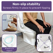 Equipmed 10cm Raised Toilet Seat