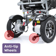 Equipmed PowerCruise Venture+ Reclining Foldable Electric Wheelchair