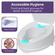 Equipmed 10cm Raised Toilet Seat